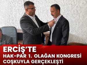 HAK-PAR Erciş İlçe 1. Olağan Kongresi Gerçekleşti