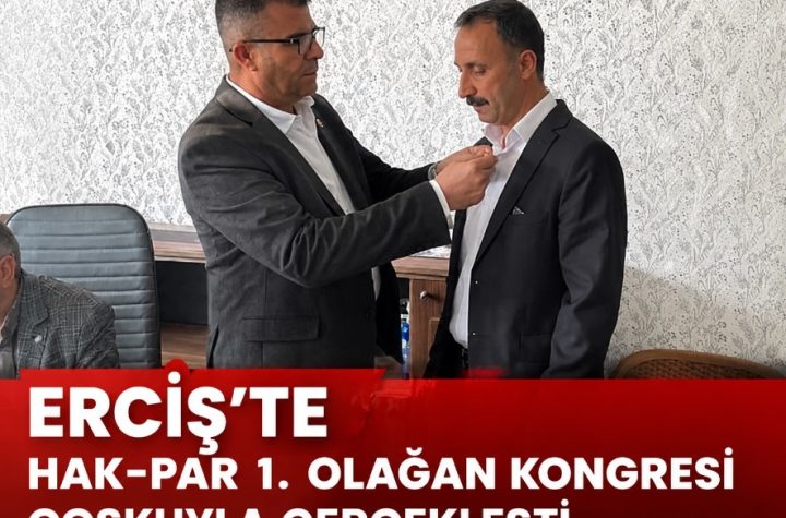 HAK-PAR Erciş İlçe 1. Olağan Kongresi Gerçekleşti